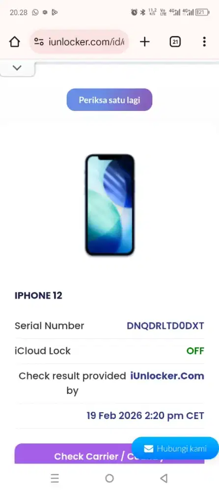 Forsale iPhone 12 64gb ex inter minus IC signal