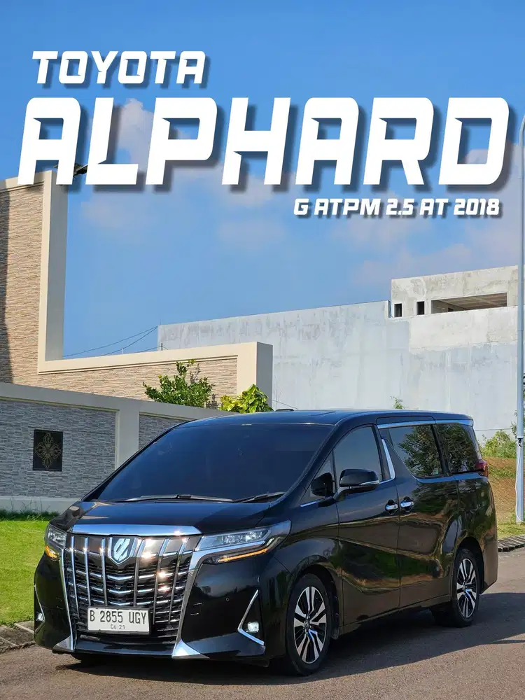 Toyota alphard 2018 G 2.4 Atpm metik full istimewah tanpa cacat yuk