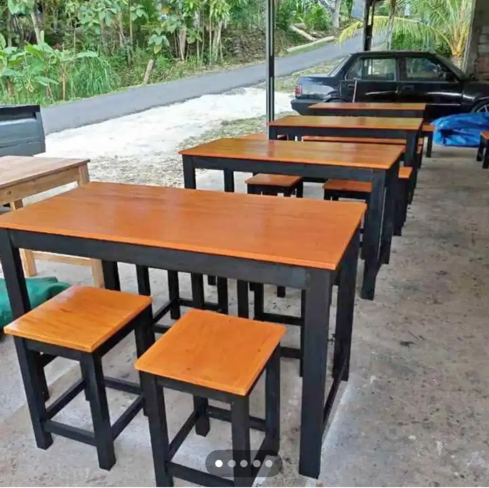 di juwal meja kursi makan 1 set kursi 4 meja 1