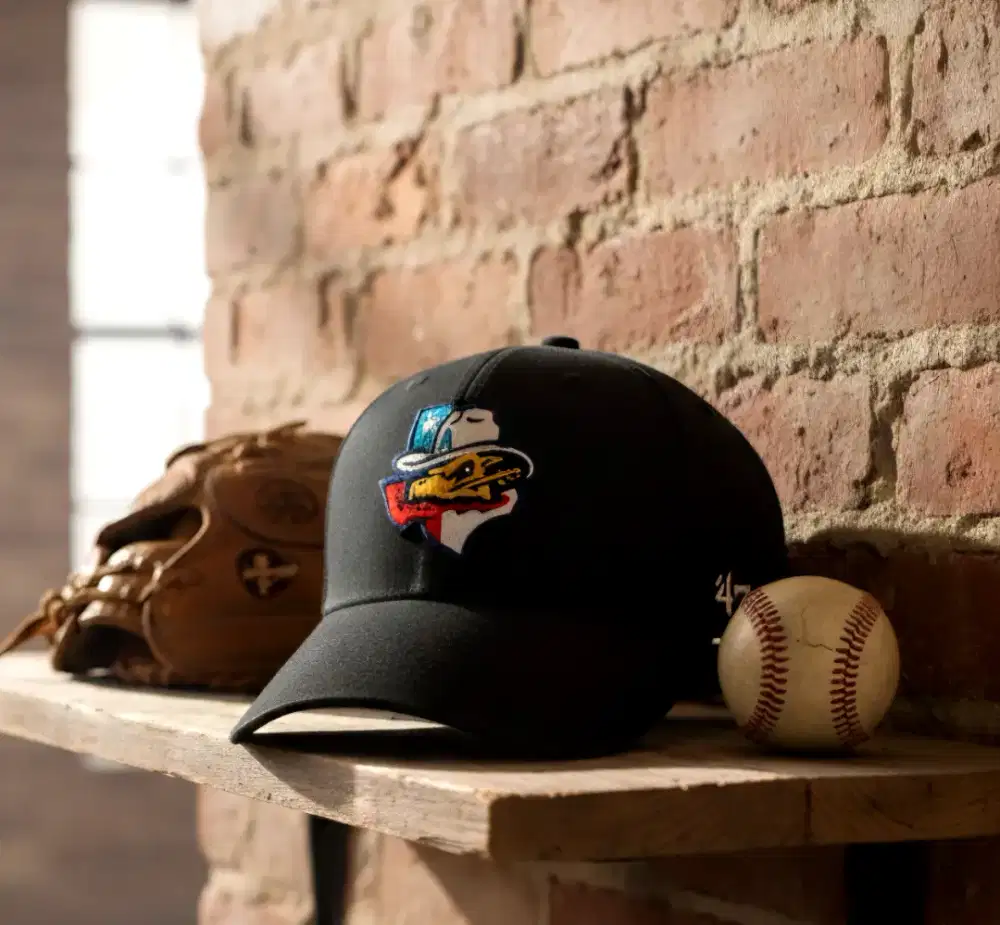 Topi Baseball Amarillo Sod Poodles Texas MiLB '47 Original Second