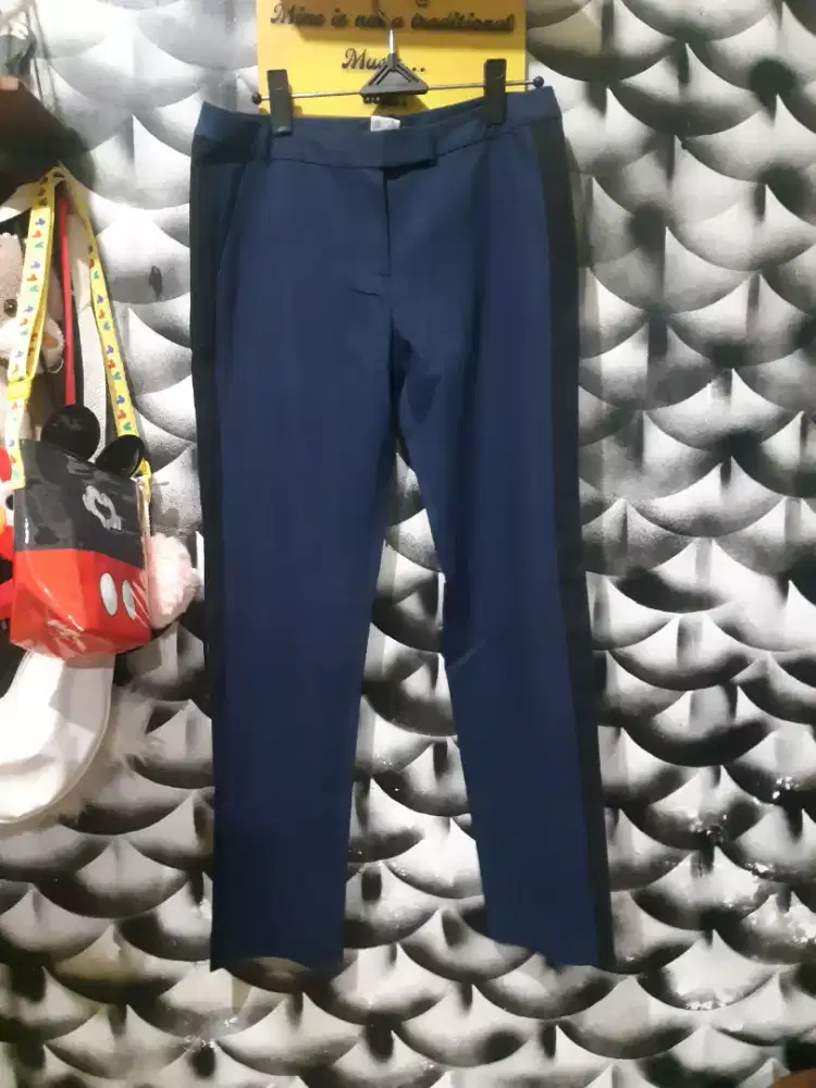 Cobalt by chris han Celana kerja/kantor wanita preloved tjap karoeng