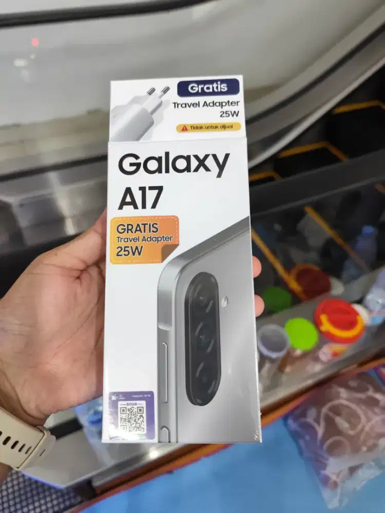 Samsung A17 4g 8/256 Silver free adapter