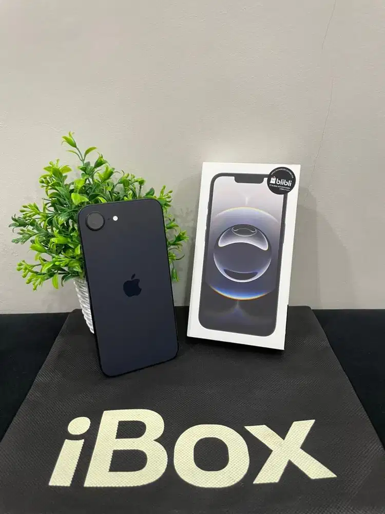 IPhone 16 e 128GB iBox Black mulus Fullset Ori BH 100% 3Utool 100 Grs
