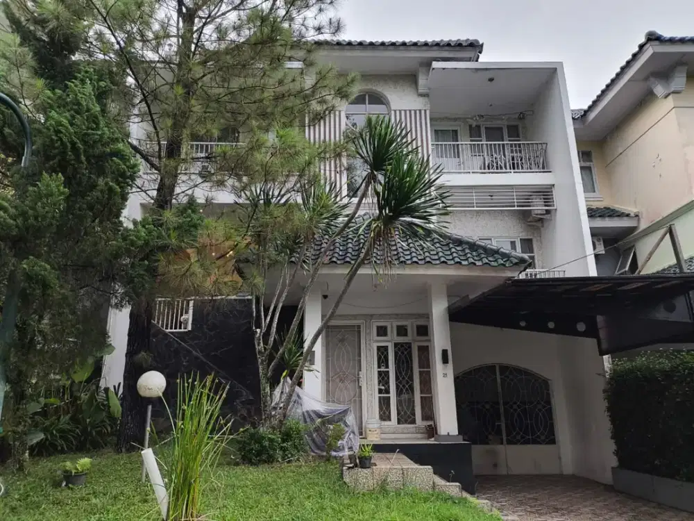 Sentul City Bogor Dijual - Rumah Cluster Bukit Golf Hijau - Rooftop Pemandangan Gunung - Bebas Banjir