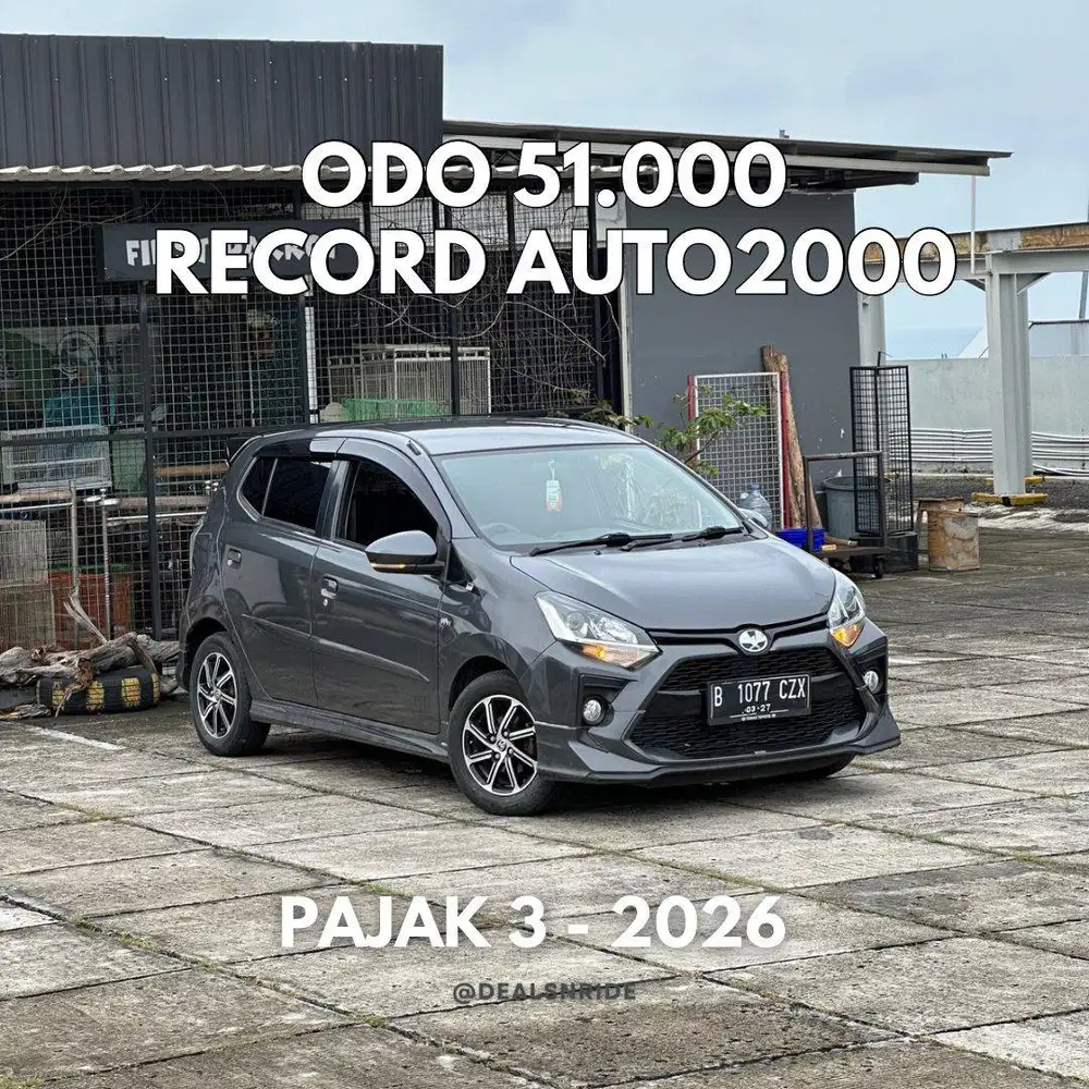 KM 51.000 ANTIKK !! PAJAK 3/2027 TOYOTA AGYA GR SPORT 2022 MULUS BGT