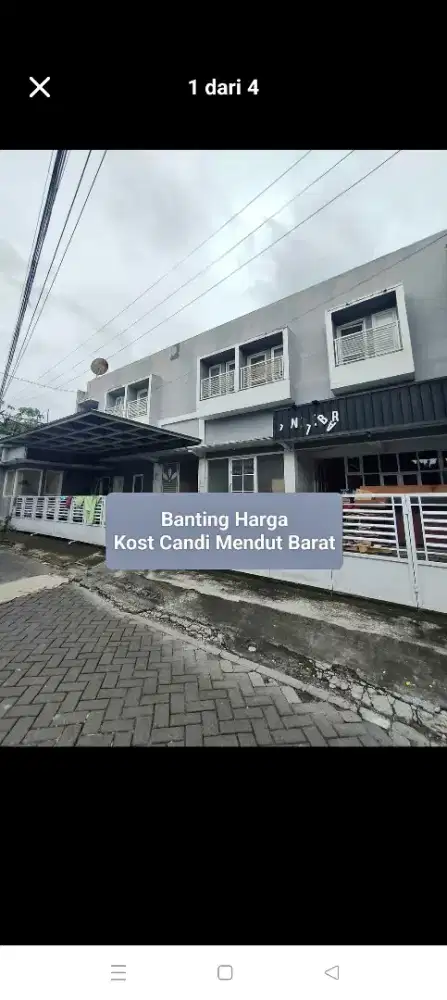 Kost Murah Candi Mendut Soekarno Hatta Luas Tanah 375 Dekat Kampus UB