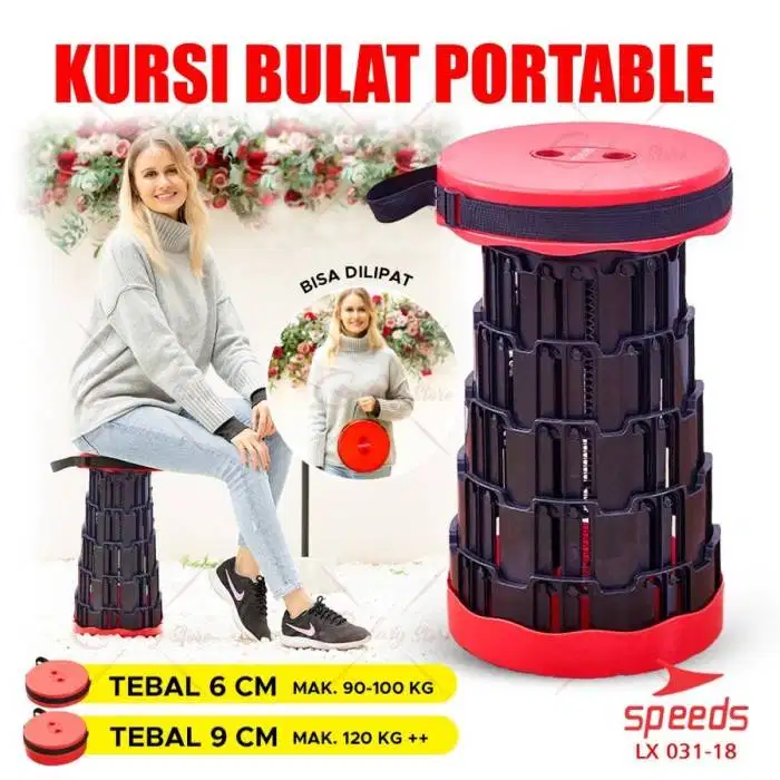 Kursi Lipat Outdoor Kursi Lipat Camping Portable Bangku Telescopic