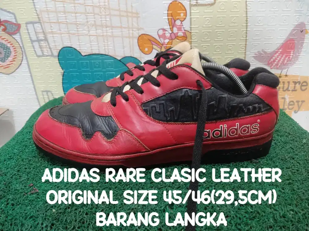 ADIDAS RAREVINTAGE 80'S LEATHER ORIGINAL SIZE 45/46 kndisi siap pakai