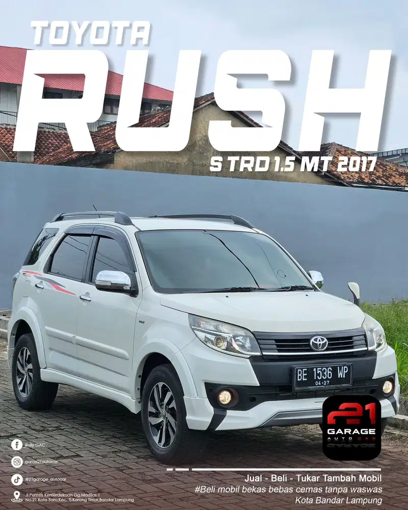 Toyota Rush 2017 S trd sportivo manual istimewa dp ceper aja yuk buru