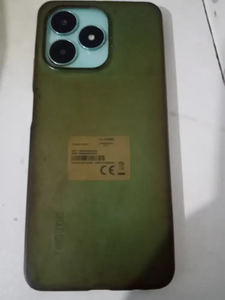 Realme c51 NFC RAM 4 64gb orian masih bagus Kel softcase kabel casan