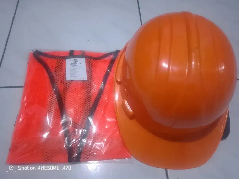 Jual helm proyek dan rompi jaring