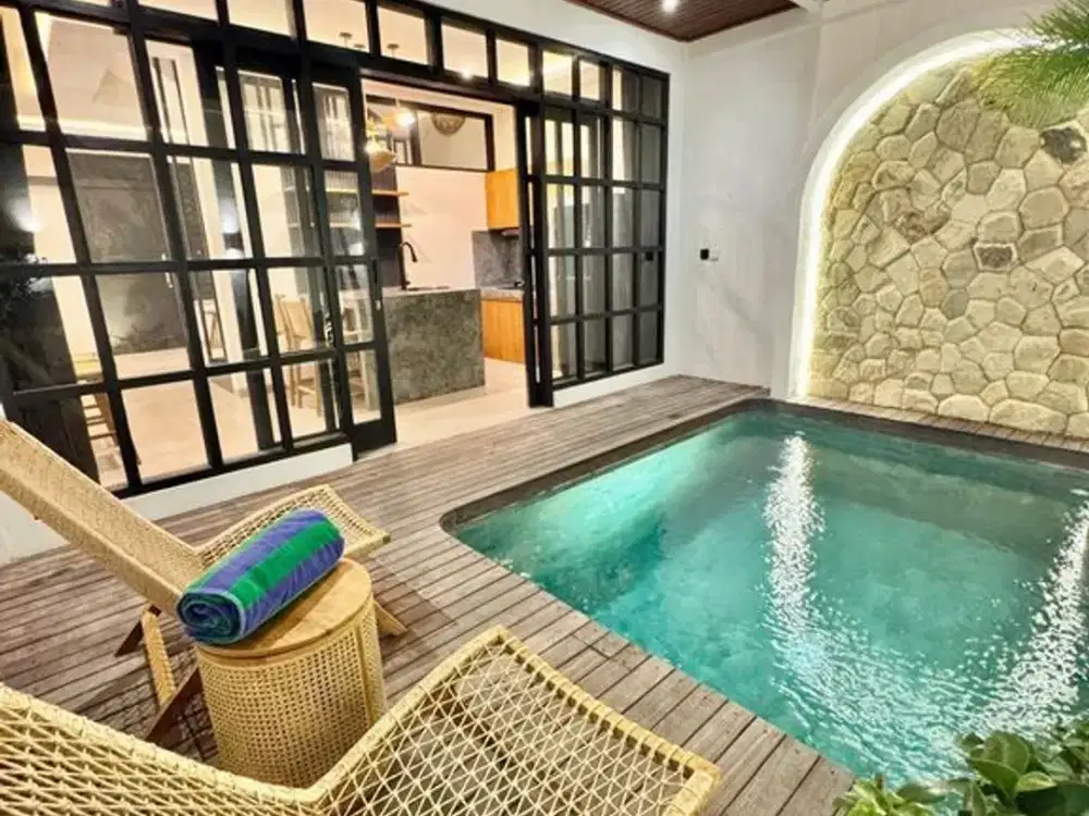 Brand New 2 Bedroom Villa In Central Canggu Modern, Cozy And Private