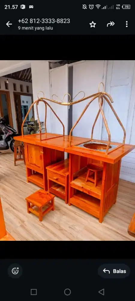 Gerobak soto pikul, Soto, Bakso, Dimsum, Sate taichan, Mie ayam, booth