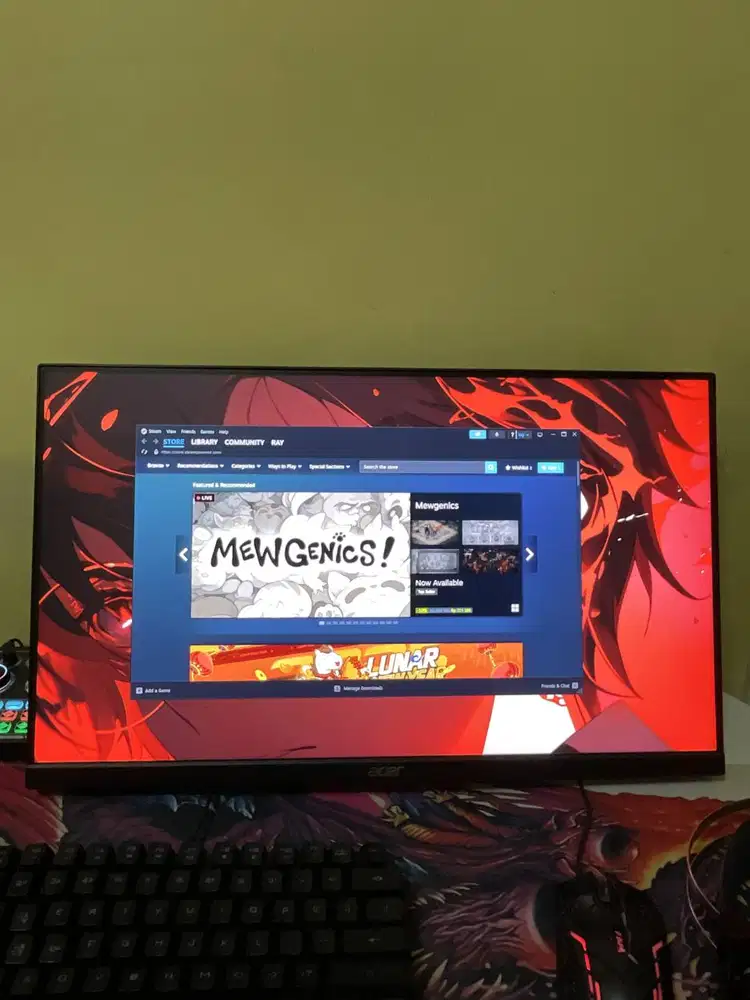 dijual monitor acer VG240Y 75hz IPS