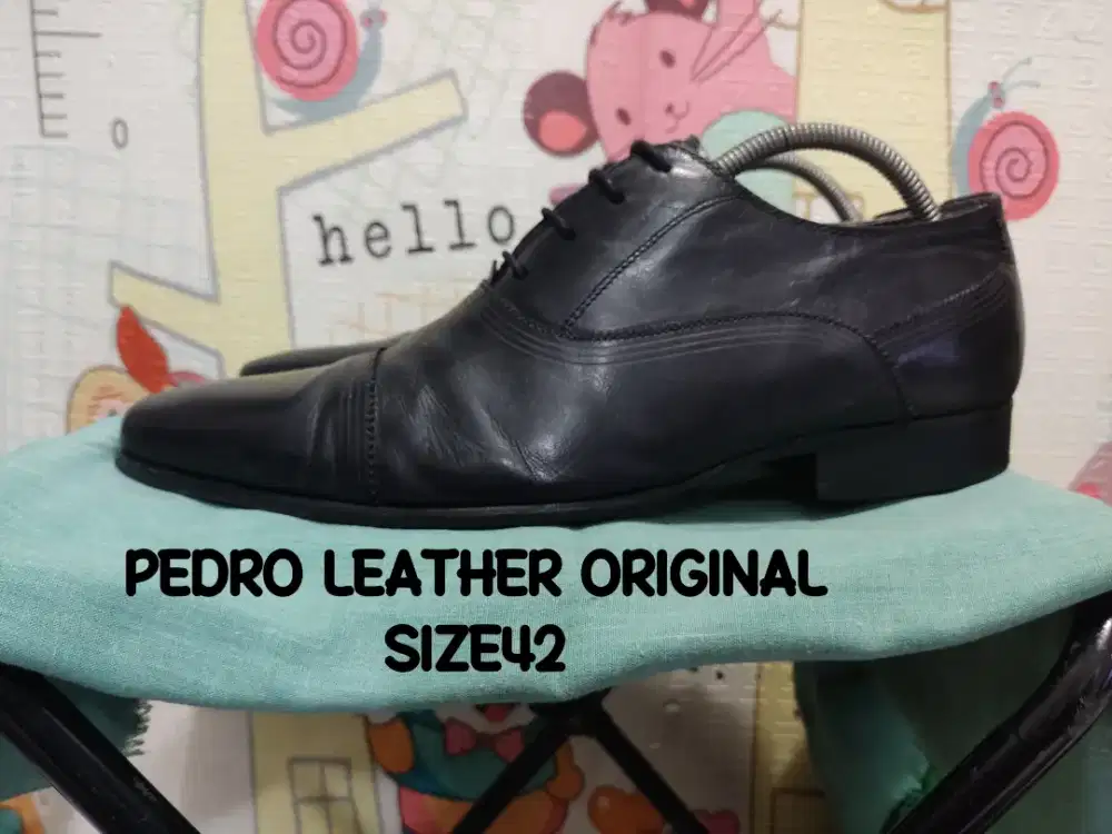 PEDRO LEATHER ORIGINAL SIZE42 KONDISI OK SIAP PAKAI ASLI BUKAN KW