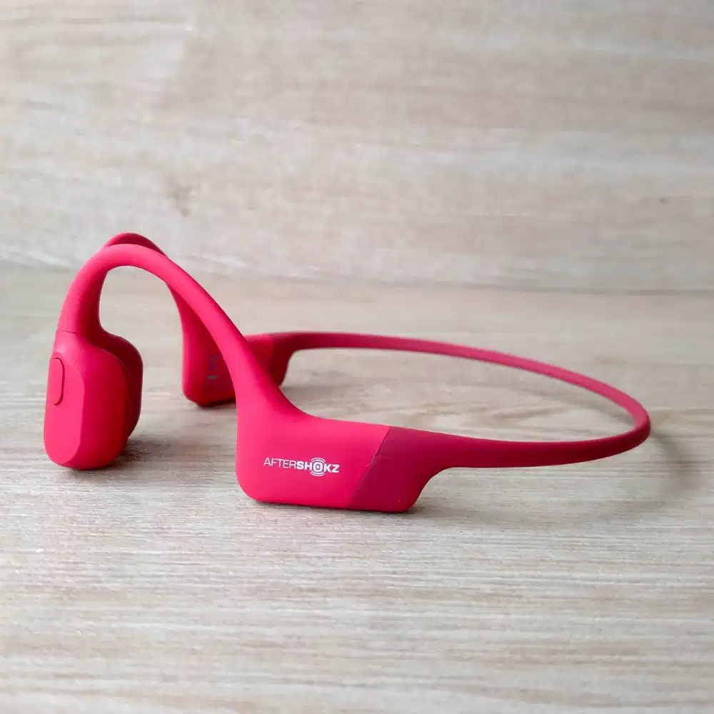 AfterShokz Aeropex Wireless Bone Conduction Headphones Merah