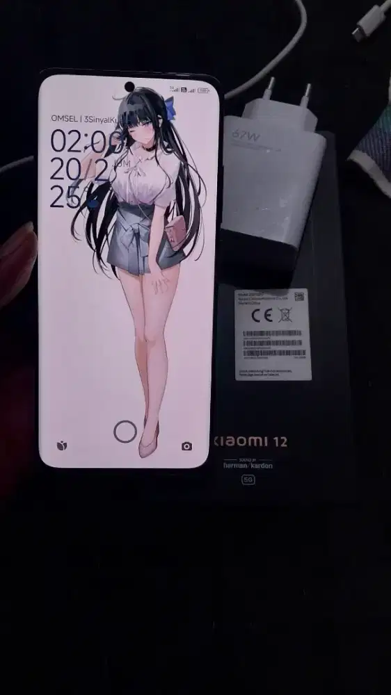 Xiaomi mi 12 5G 8/256 fullset ori mulus 97% tanpa dent