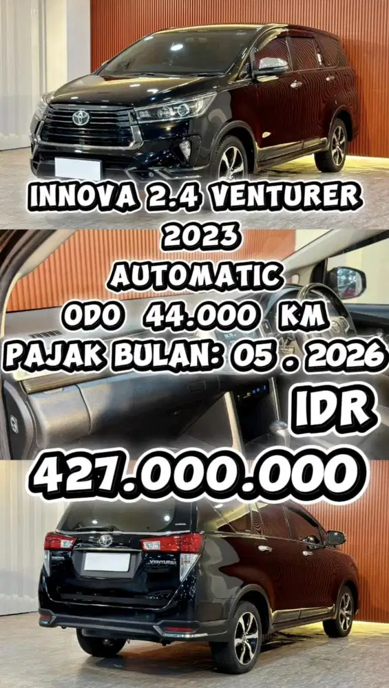[ WARRANTY 3 YEAR ] INNOVA VENTURER 2.4 DIESEL 2022 AT SIAP PAKAI