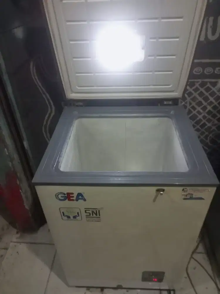 Freezer box kapasitas 100 liter merk GEA