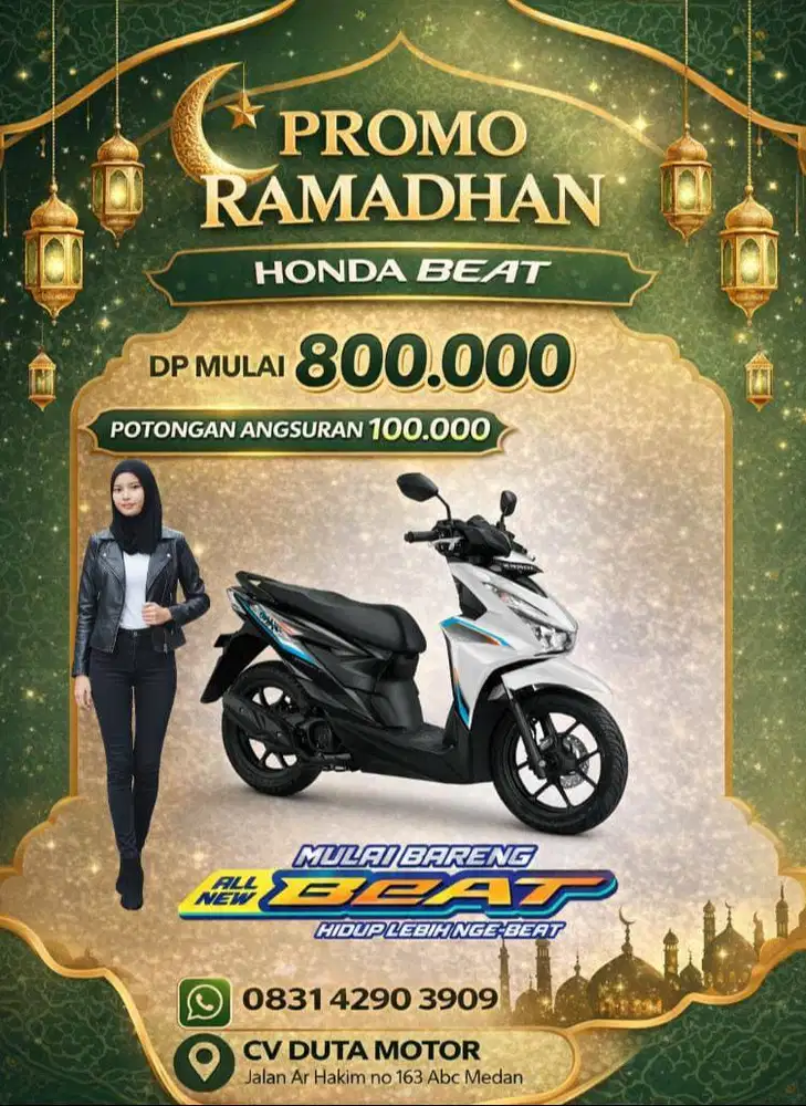 Promo Ramdhan Sale Honda Beat DP 700.000