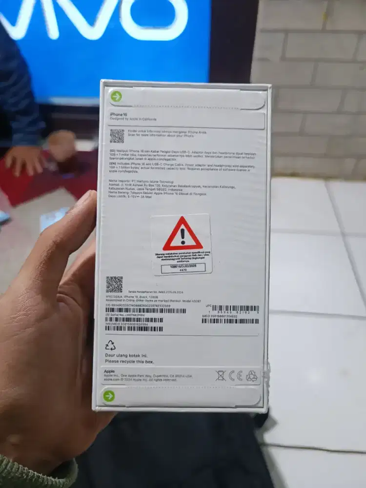IPhone 16 128 ibox segel dus