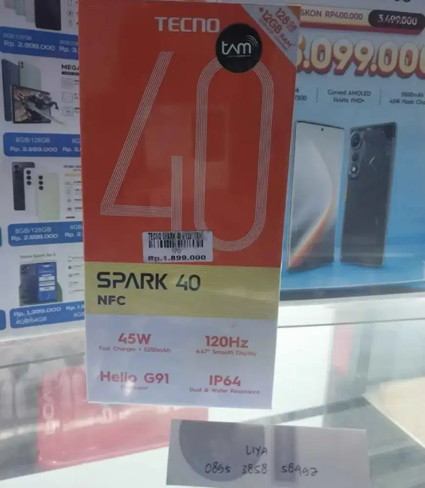 TECNO SPARK 40 6/128 | ATLANTIS DAHSYAT