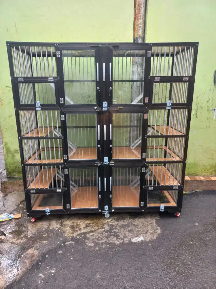 Kandang kucing alumunium Tera