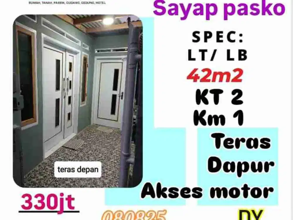 JUAL MURAH RUMAH DI GANG TENGAH KOTA