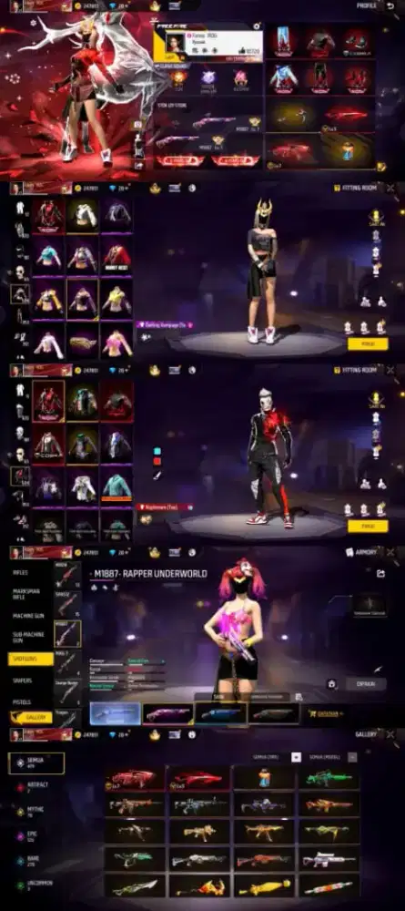 Jual akun ff aman dan terpercaya