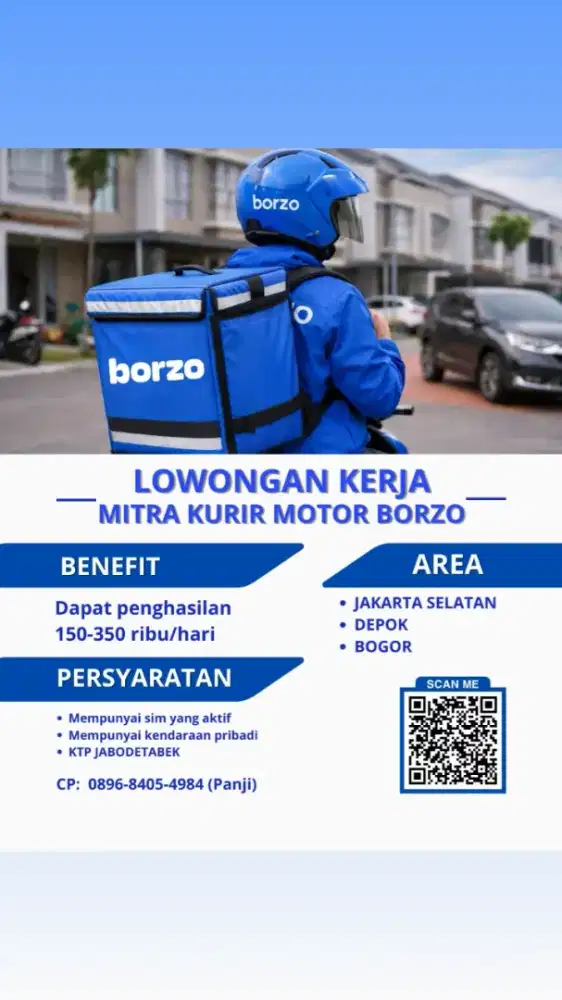 LOWONGAN KURIR BORZO