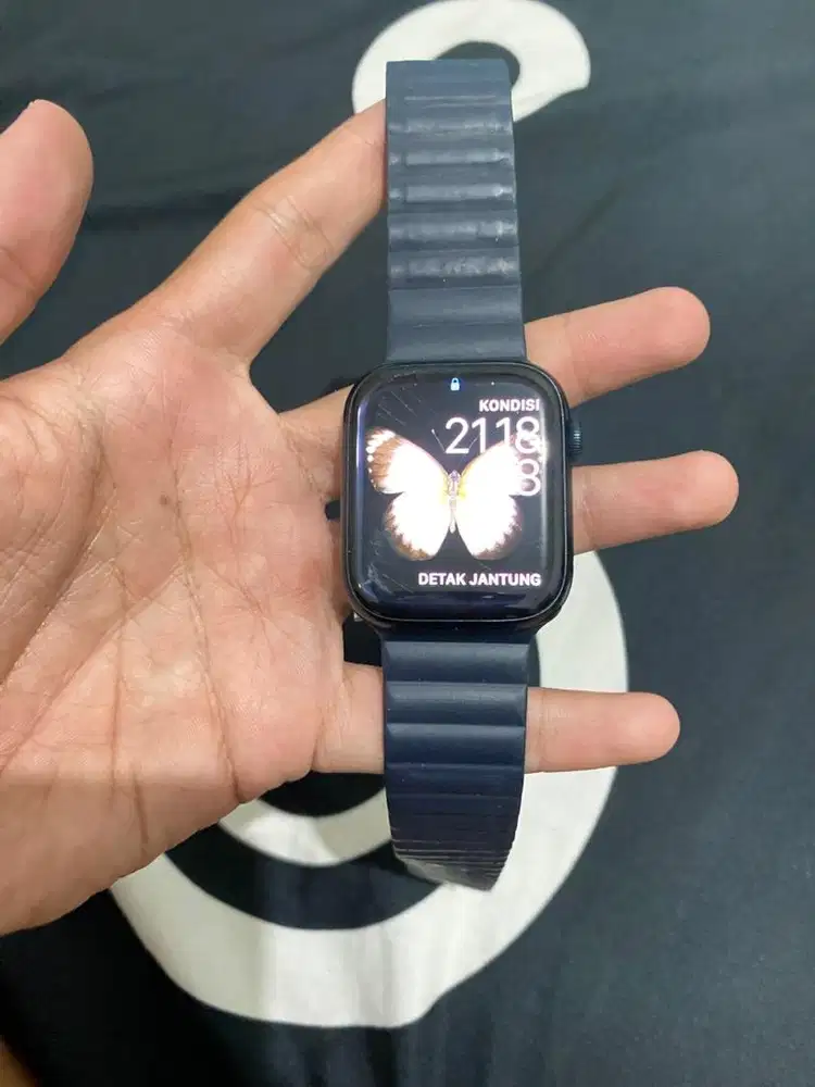Apple watch series 7 45MM Lengkap fullset bawaan