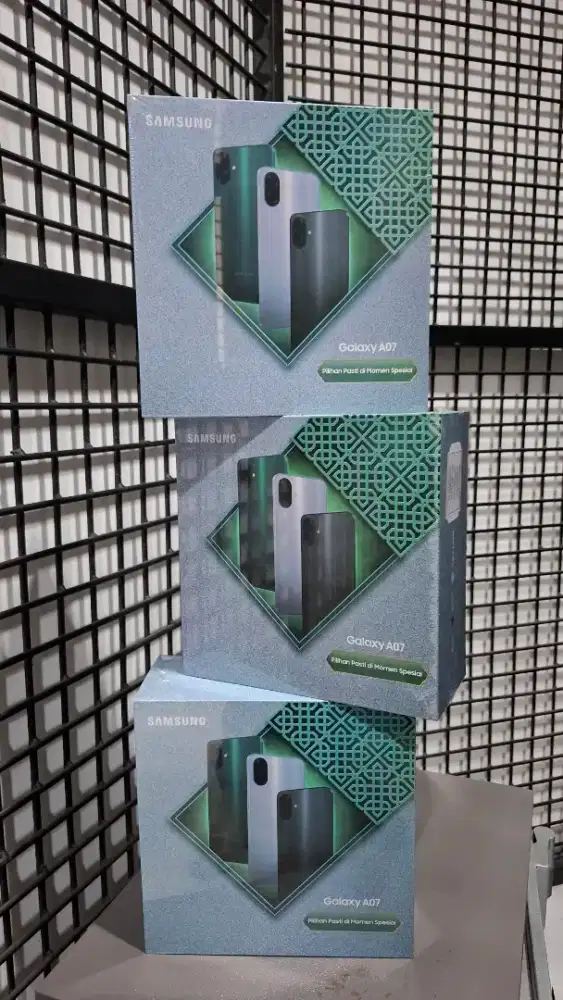 SAMSUNG A07 64 GB Rp 1.399.000 GRATIS LOGAM MULIA