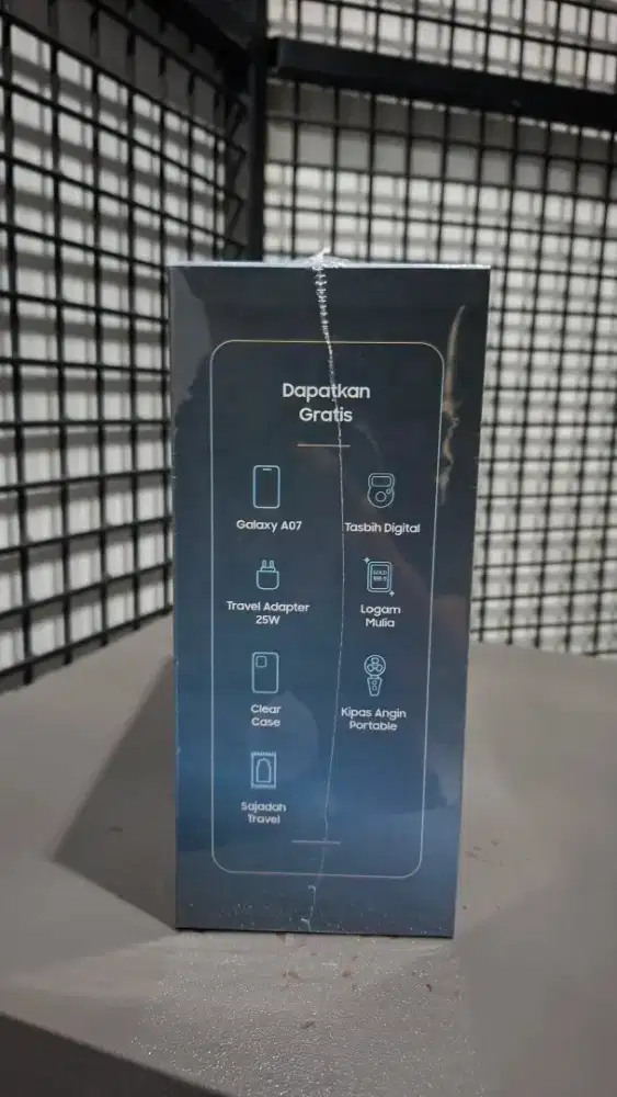SAMSUNG A07 64 GB Rp 1.399.000 GRATIS LOGAM MULIA