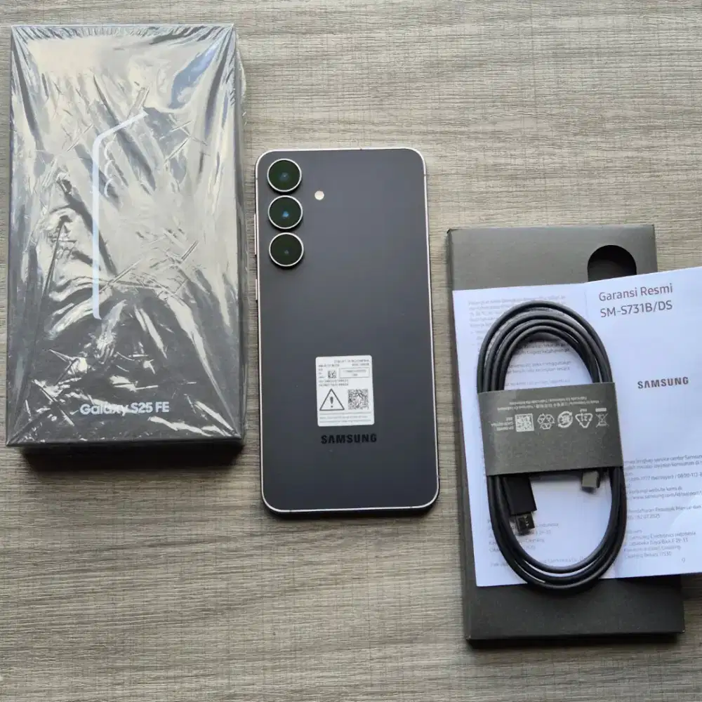 Samsung S25 FE 5G 8/256GB Black Titanium Resmi SEIN Desember 2026