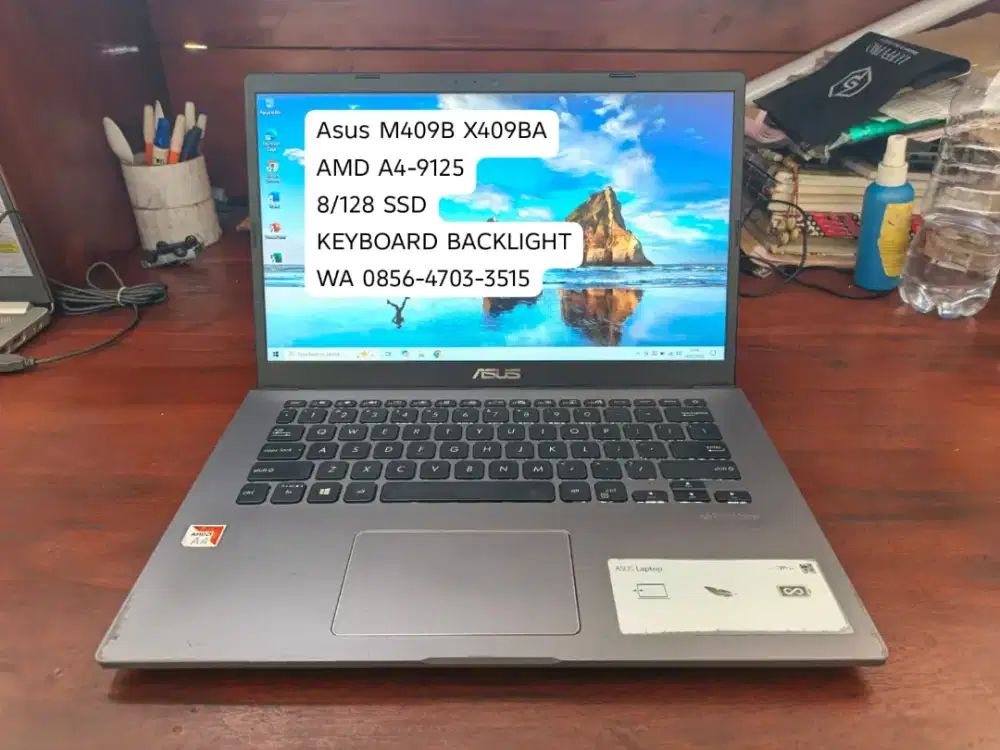 Asus Vivobook M409B AMD A4 8/128 SSD Keyboard Backlight