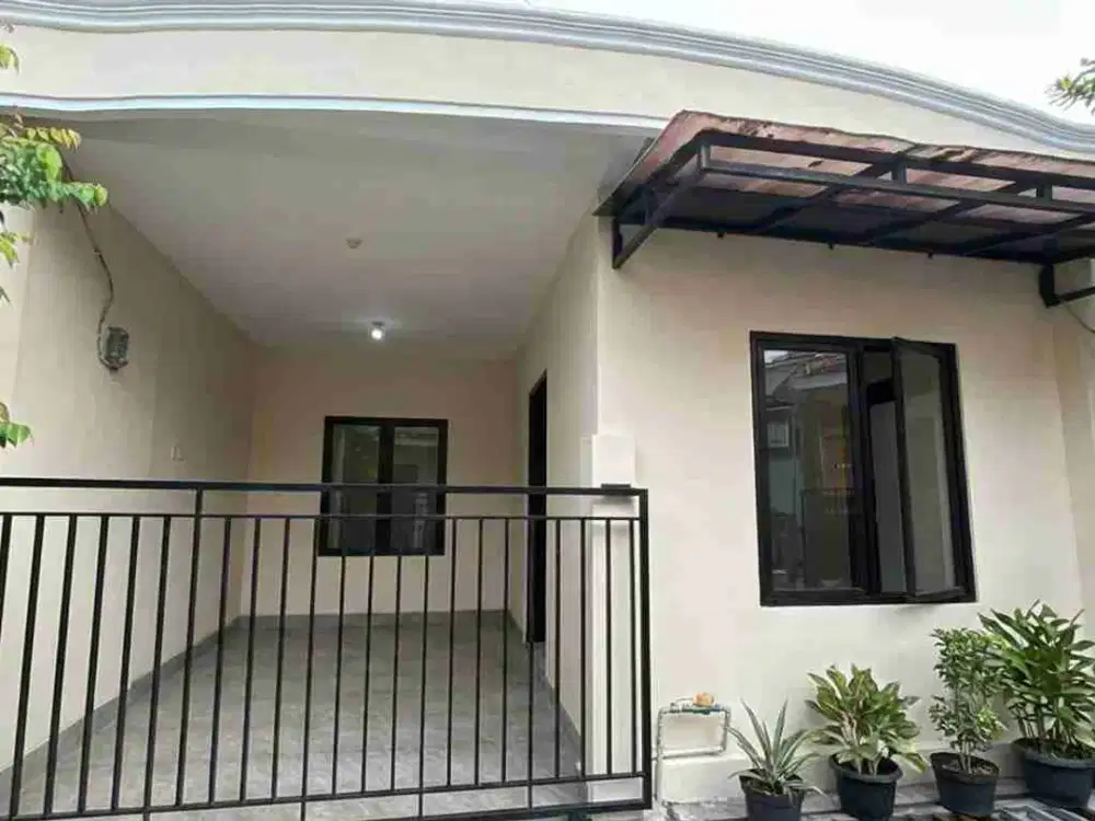 rumah siap huni cluster depan taman harapan baru bekasi
