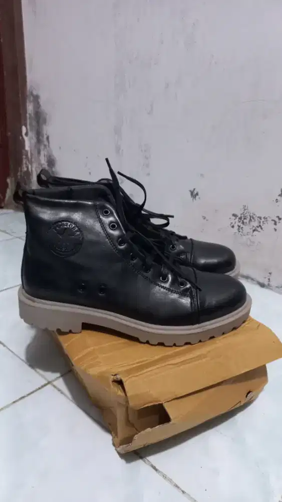 SEPATU KULIT SAPI ASLI SIZE 42