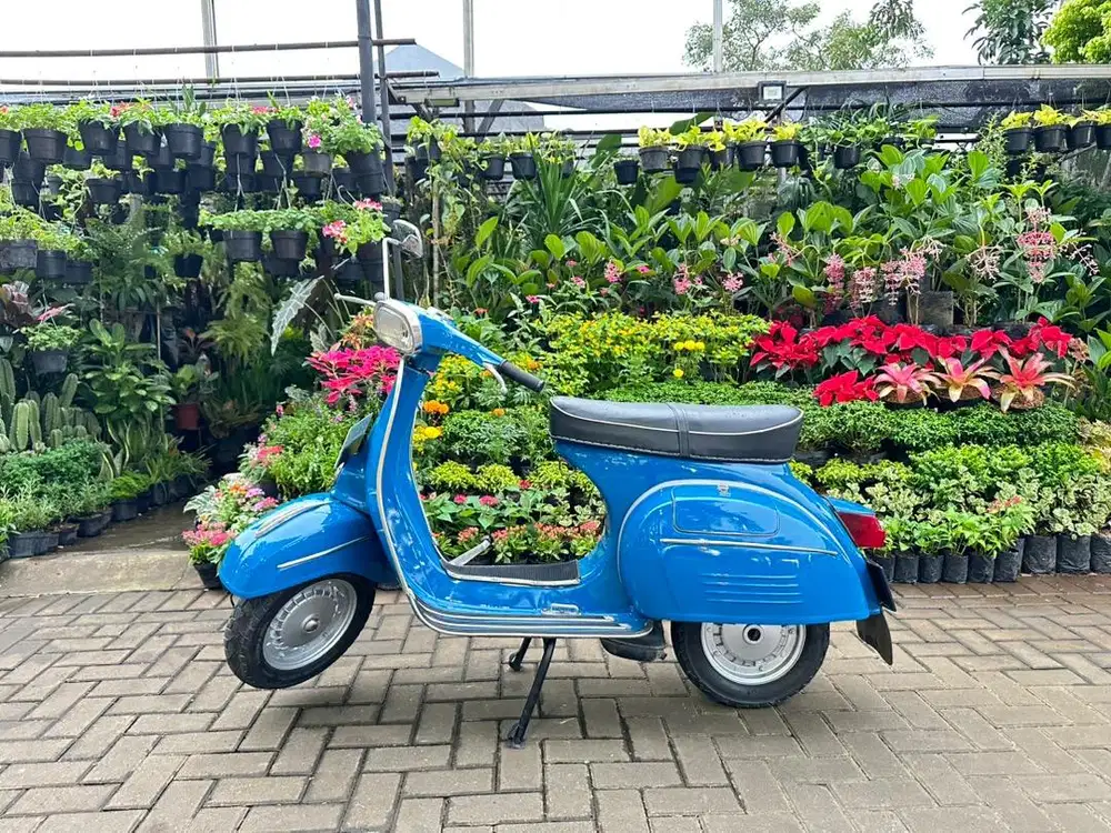 Vespa super tahun 77 as gede pajek on plat panjang