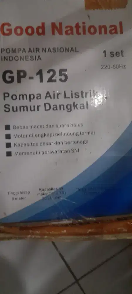 Pompa hisap air National