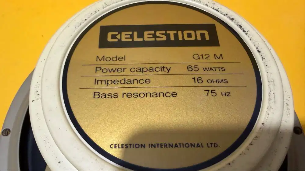 Speaker Gitar 12 inchi Celestion 8 ohm original 75 Watt Gitar Ampli Gu
