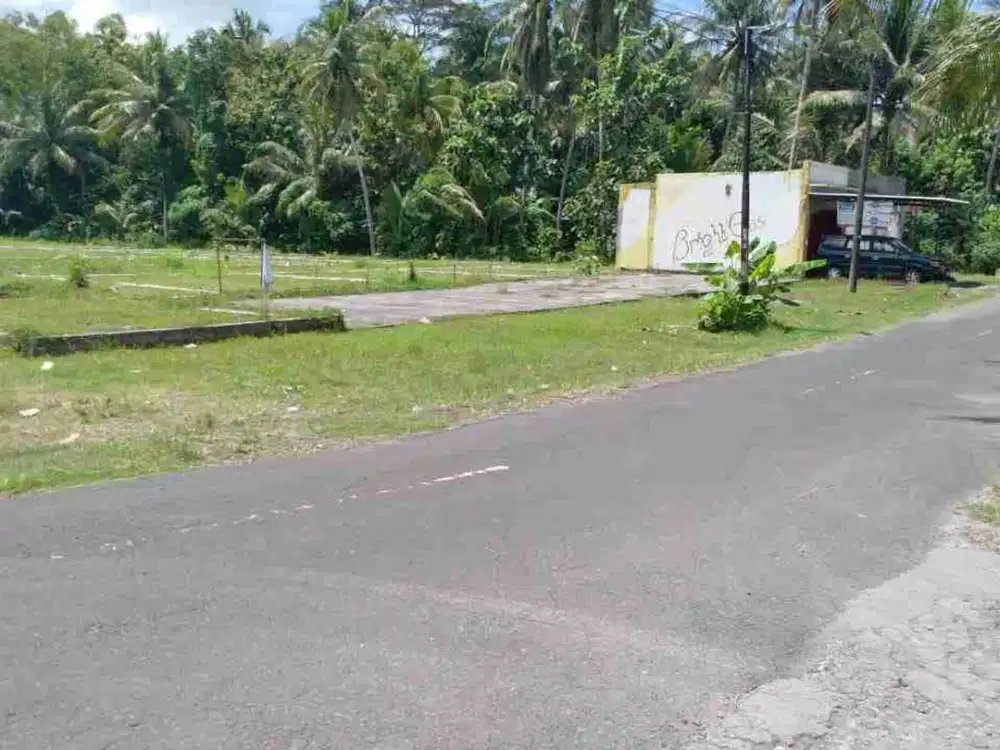Tanah SHM 4000m2 di tepi Jalan Aspal, cocok untuk Gudang atau Usaha