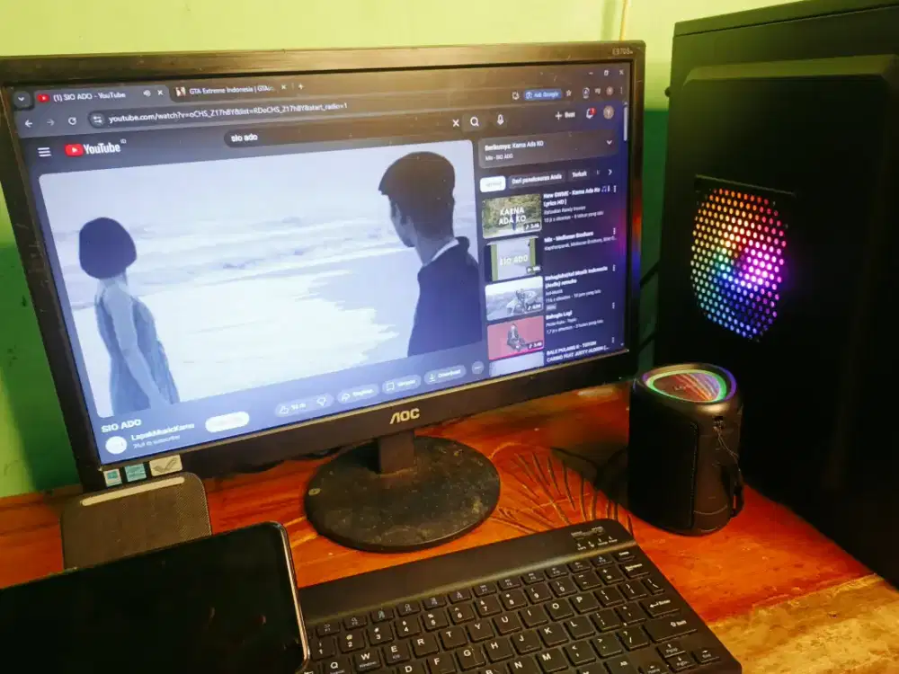 Pc Gaming fullset monitor