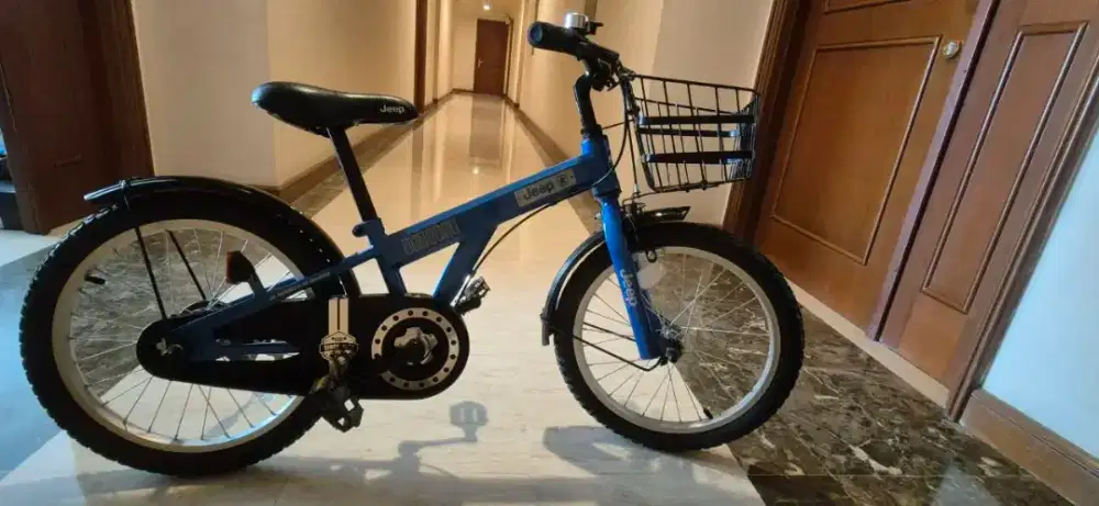 Sepeda anak jeep kids bike 18 inch london taxi original