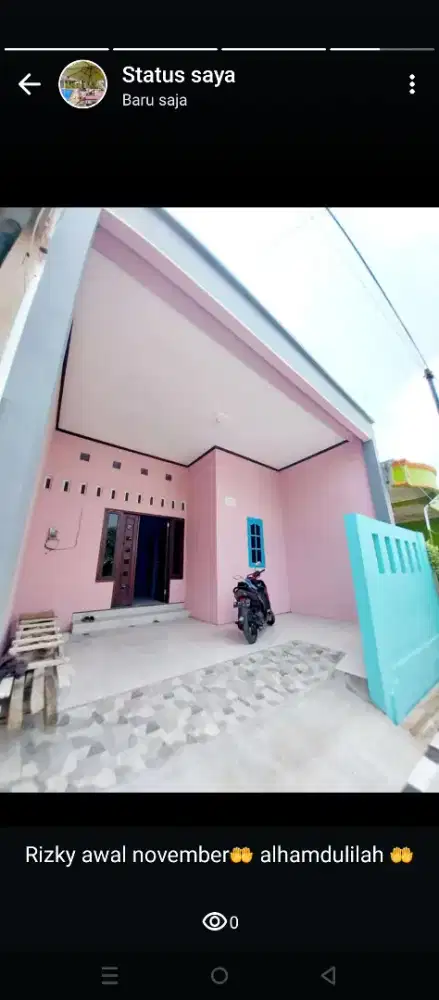 Disewakan rumah bangunan baru, bersih, lokasi strategis