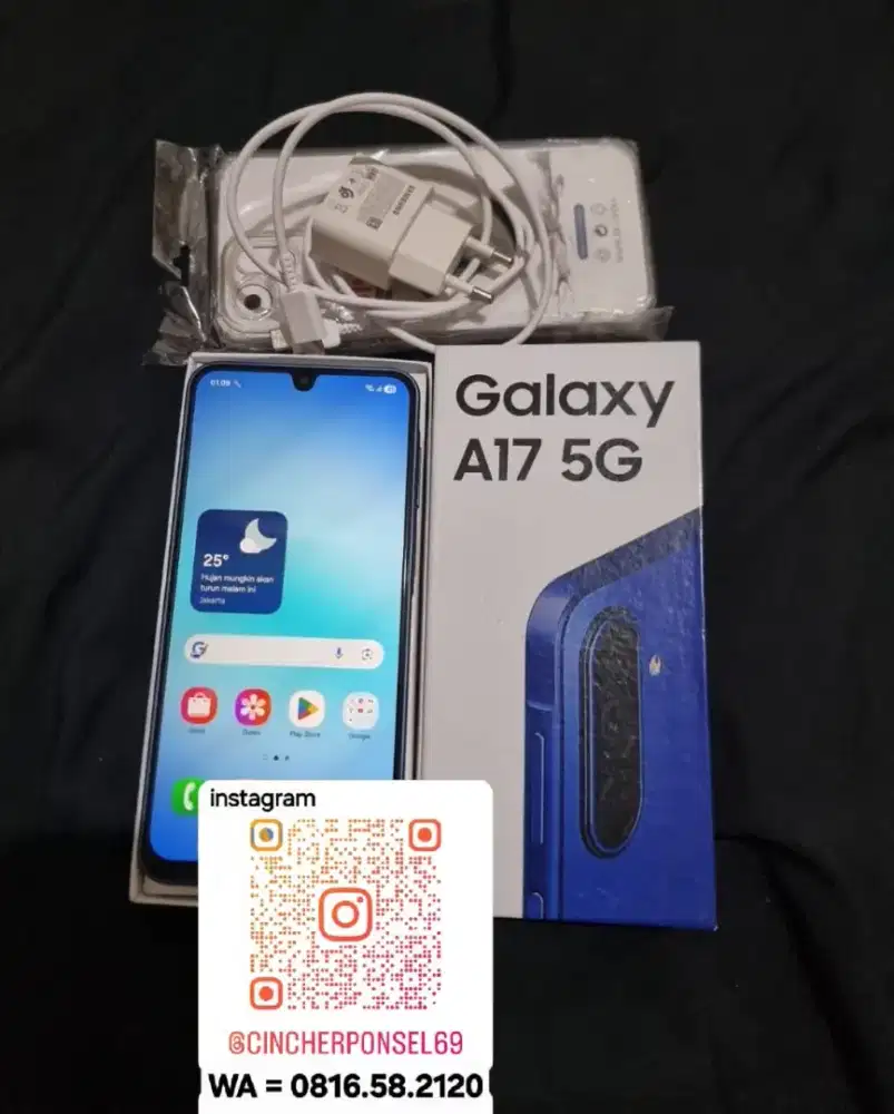 Jual hp SAMSUNG A17 5g 8/256 grns sampai nov 26
