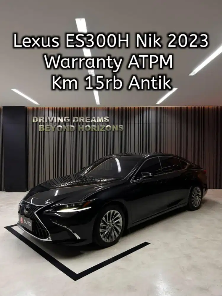 Lexus ES300H AT 2023 ES300 Hybrid Km15rb Hitam
