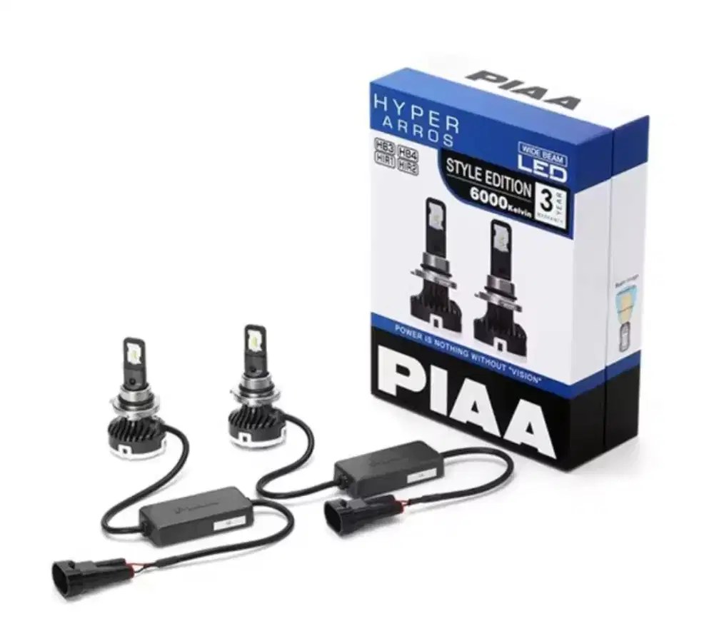 JUAL SEKEN LED FOGLAMP PIAA CAHAYA PUTIH 6000K SOKET H16 PLUG PLAY