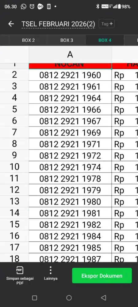 NOMOR CANTIK TELKOMSEL