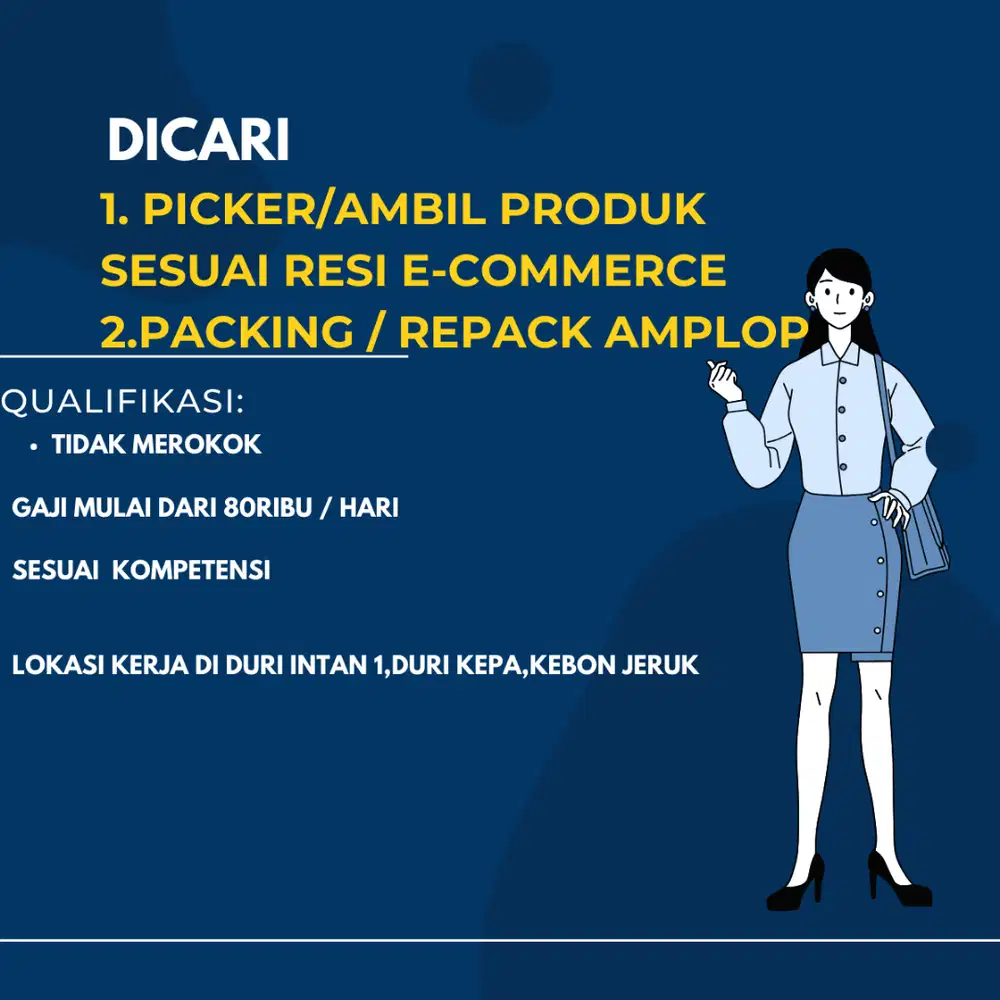 Packing / Picker Produk e-commerce