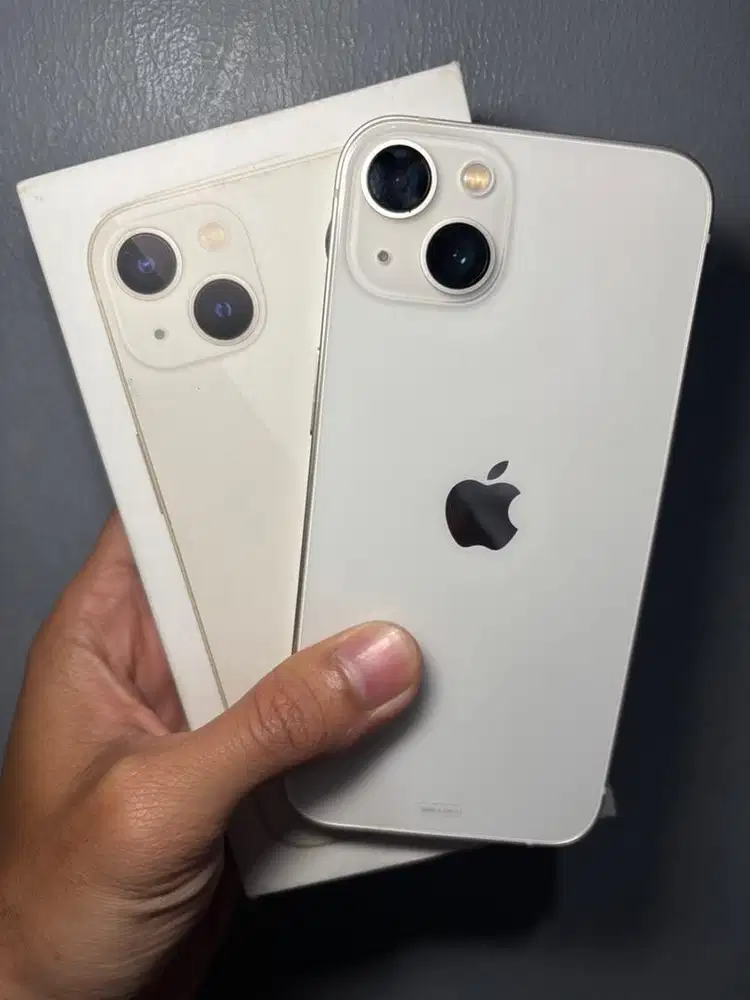 iphone 13 128gb warna starlight resmi ibox like new